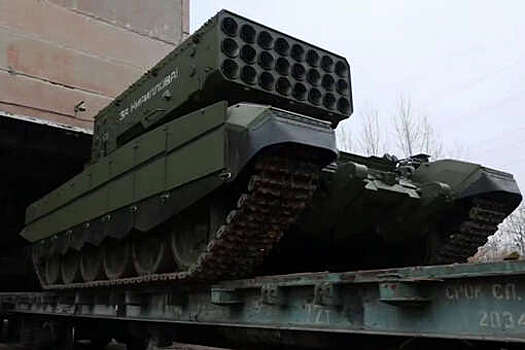 Ростех сообщил о завершении испытаний новой огнеметной системы на базе Т-80