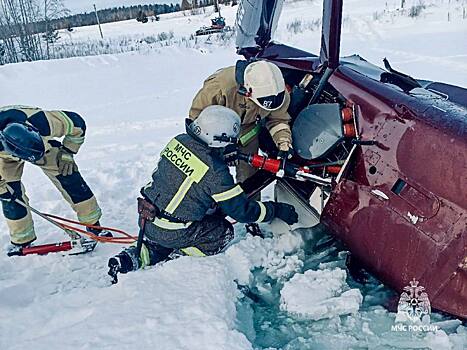 В СК РФ назвали причину крушения частного вертолета в Пермском крае