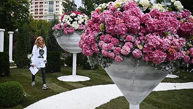 В Москве начался международный фестиваль цветов