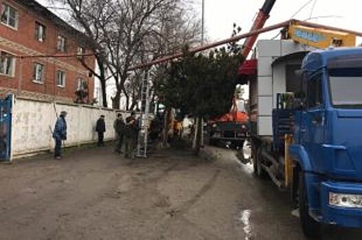 В Краснодаре восстанавливают поврежденный из-за ДТП газопровод
