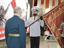 В Волгограде Совет ветеранов органов внутренних дел получил знамя