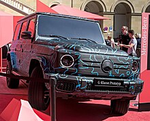 Глава Mercedes-Benz протестировал электрический G-Class на льду