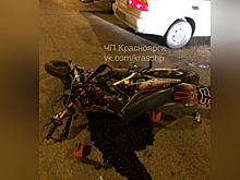 Водитель мотоцикла пострадал в ДТП в Красноярске