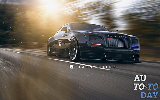 Дизайнеры создали эскизы роскошного полицейского крейсера Rolls-Royce Wraith