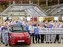 Завод Volkswagen в Цвиттау выпустил миллионный электромобиль
