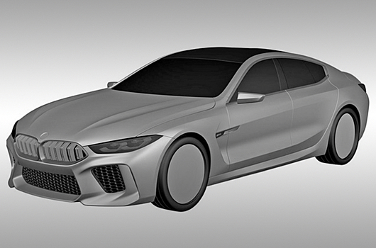 Появились первые изображения BMW M8 Gran Coupe