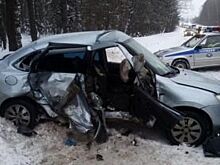 Под Ковровом лоб в лоб столкнулись два автомобиля