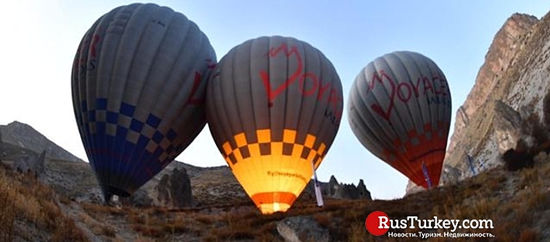 Впервые в Турции воздушные шары запущены над «христианской долиной»