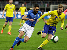 Италия проиграла Швеции в первом стыковом матче ЧМ-2018