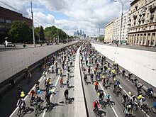 Движение в Москве ограничили из-за велофестиваля