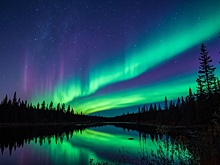 В Челябинской области наблюдалось северное сияние необычного цвета