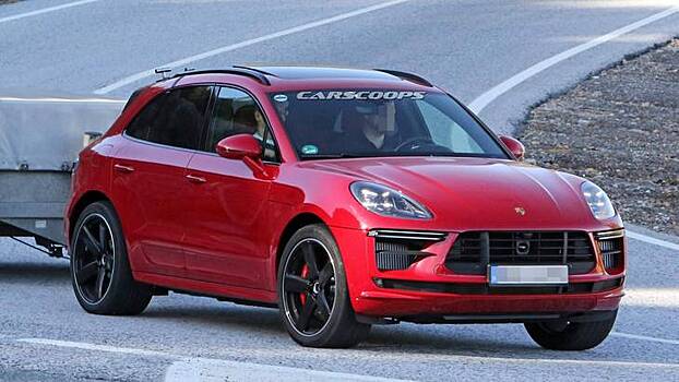 Porsche Macan Turbo впервые засекли без камуфляжа