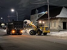 Снегоуборочные работы продолжаются во всех районах Оренбурга