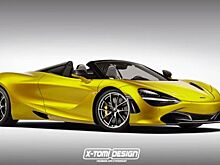 Опубликован рендер родстера McLaren 720S Spider