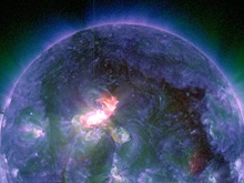 До Земли дошел край облака плазмы от последнего взрыва на Солнце