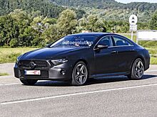 Новый Mercedes-Benz CLS на фото сбросил камуфляж