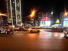 Водитель Mitsubishi устроил аварию в центре Новосибирска