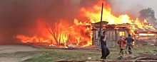 В селе Шайдуриха количество пострадавших от пожара строений достигло 40