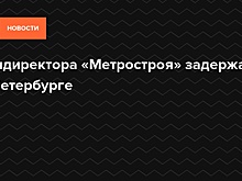 В Петербурге задержан гендиректор «Метростроя»