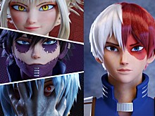 Персонажи «Моей геройской академии» в виде реальных людей