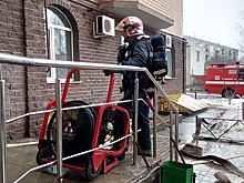 Курские огнеборцы проходят учения по тушению пожаров