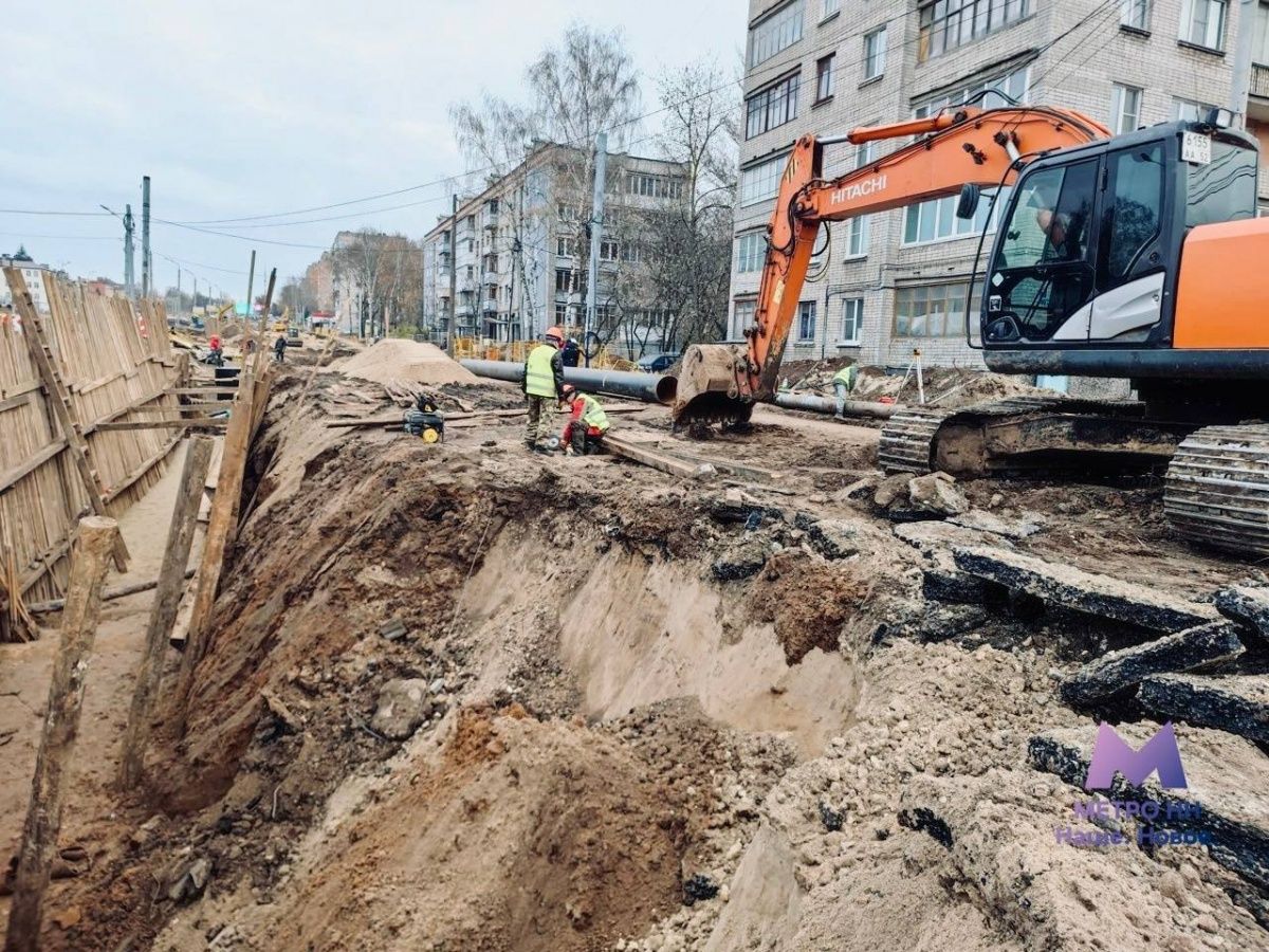 Опубликованы свежие фото со стройки объездной дороги на Родионова