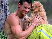 В Австралии вышел календарь с щенками и голыми пожарными