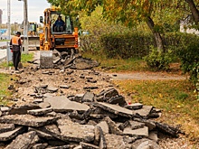Улицу Строителей начали ремонтировать в Дзержинске
