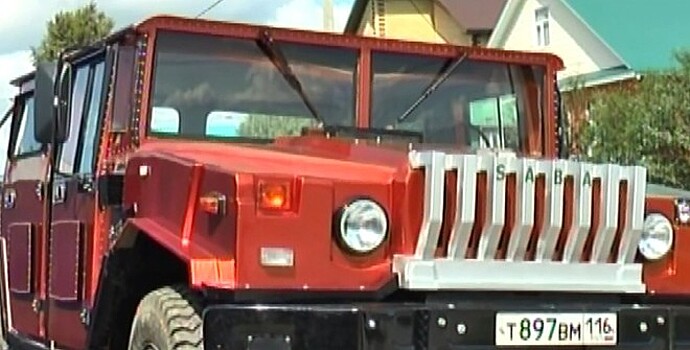 Механик из Татарстана собрал Hummer из подручных запчастей