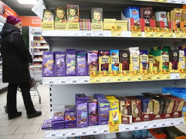 Шоколад Milka и Alpen Gold исчезнет из магазинов «Лента»
