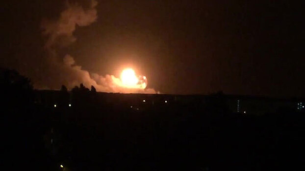 На крупнейшем складе боеприпасов Украины произошли взрывы