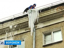 Битва с сосульками продолжается. В Воронеже внедрят новый способ борьбы с наледью