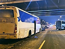 В Подмосковье автобус врезался в участников массового ДТП