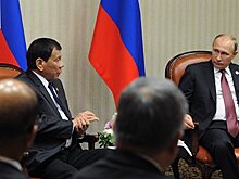 Началась встреча Путина и Дутерте