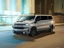 Таким может быть современная версия Chevrolet Astro с передней частью от пикапа Silverado