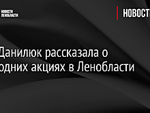 Анна Данилюк рассказала о новогодних акциях в Ленобласти