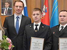 Дмитрий Волков наградил красногорских сотрудников следственных органов в честь праздника