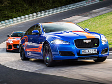575-сильные Jaguar XJ и F-Type стали гоночным такси на Нюрбургринге