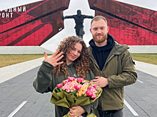 В Курске волонтёр из Крыма сделал предложение во время гуманитарной миссии