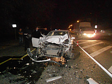 В Михайловском районе при столкновении «Рено» с КамАЗом пострадали пятеро