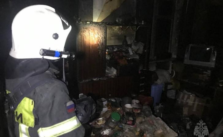 В Курске на пожаре погиб 67-летний мужчина