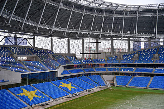 Поле и трибуны стадиона "Динамо" готовы