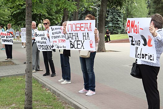 В Молдавии состоялся пикет против переименования Дня Победы
