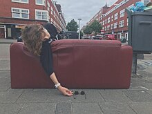 Ирина Горбачева уснула на улице