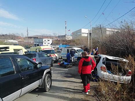 Во Владивостоке столкнулись автомобилистки
