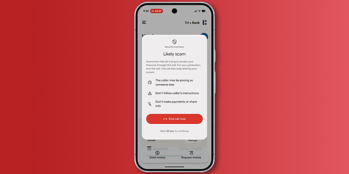 Android научился распознавать мошенников и останавливать доступ к банковским приложениям