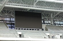 На «Стадионе Калининград» установили второе табло, готовность арены — 80%