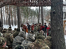 Артисты Кубанского казачьего хора выступили перед участниками СВО