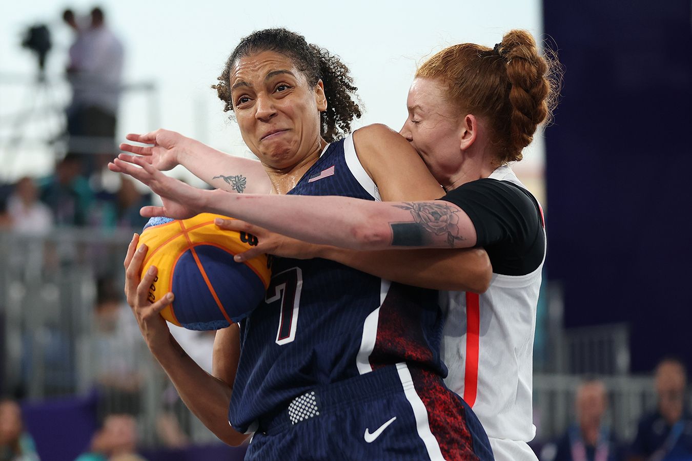 Женская сборная США завоевала бронзовую медаль в баскетболе 3х3 на ОИ-2024