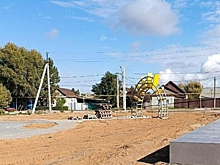 В Ленинске Волгоградской области завершают благоустройство парка